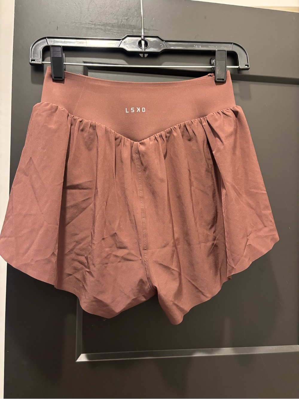 LSKD Pacer 3" Run Short XS Hot Chocolate NEW running split shorts - Picture 12 of 17